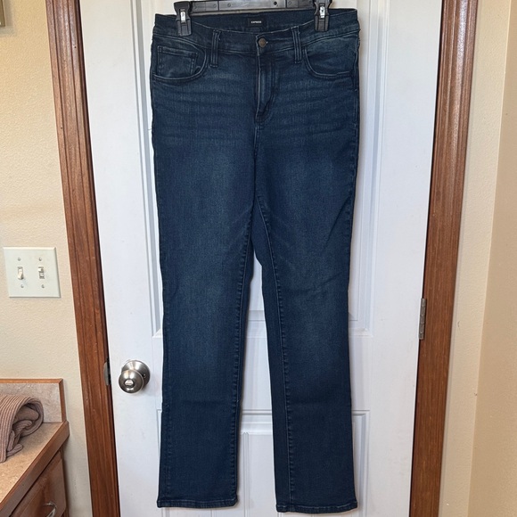 Express Denim - Express Dark Blue Straight Leg Jeans